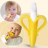 Детская зубная щетка в виде банана