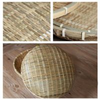 Бамбуковая плетеная корзина миска для фруктов и овощей