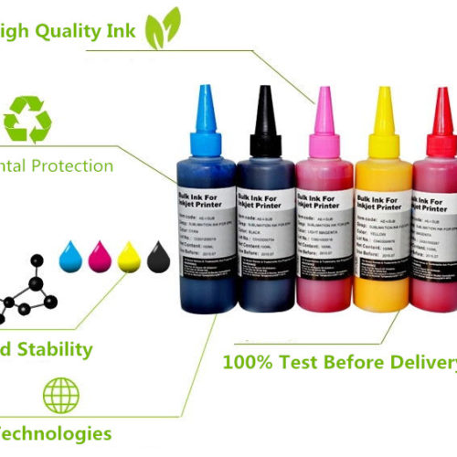 Сублимационные чернила для струйных принтеров 6 цветов по 100 мл BK/C/LC/M/LM/Y