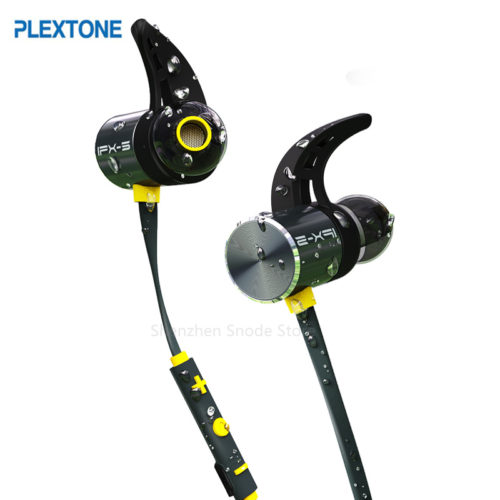 Plextone BX343 Беспроводные водонепроницаемые магнитные Bluetooth наушники