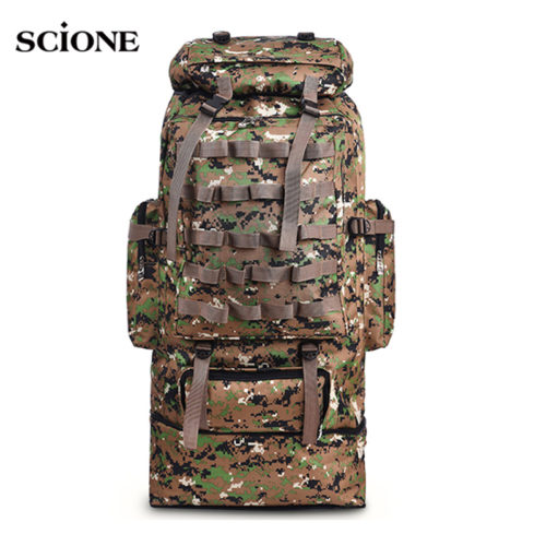 Туристический армейский тактический рюкзак на 100 л для кемпинга