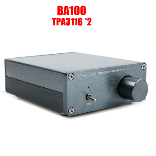 Мощный стереоусилитель класса D – Breeze Audio BA100 в алюминиевом корпусе