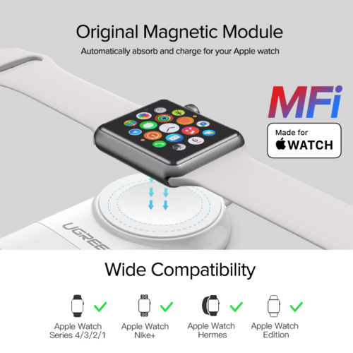 Ugreen Беспроводное зарядное устройство для Apple Watch