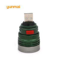 Мини-фонарик c зумом Yunmai, работающий от USB разъема