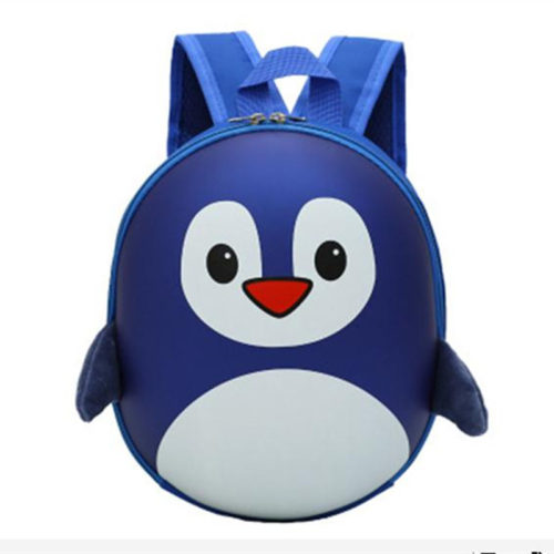 Яркий детский водонепроницаемый 3D рюкзак в виде пингвина (высота 27 см) для мальчиков и девочек