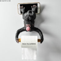 Держатель туалетной бумаги в виде обезьяны