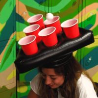 Надувная шляпа для игры в Бирпонг (Beer Pong)
