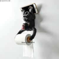 Держатель туалетной бумаги в виде обезьяны