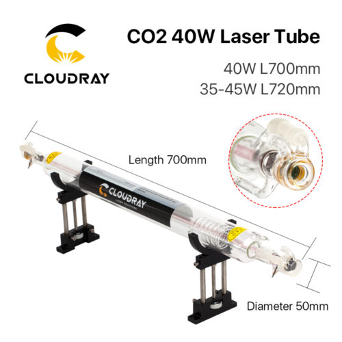 Лазерная трубка Cloudray LT-40W/CR-35W для CO2 лазера