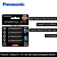 Аккумуляторы батарейки AA Panasonic Eneloop Pro 2550 мАч 4 шт.