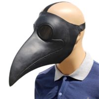 Латексная маска Чумного доктора (черная или белая)