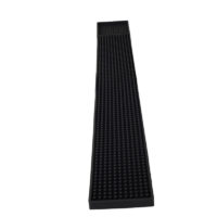 Резиновый барный черный коврик (3 размера)