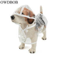 Водонепроницаемый плащ дождевик с капюшоном для собак