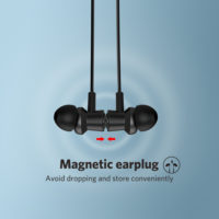 AUSDOM S5 спортивные беспроводные шейные магнитные Bluetooth наушники с микрофоном