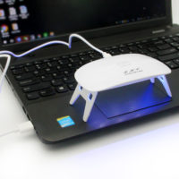 LKE 12W LED UV Micro USB мини сушилка гель-лака лампа для ногтей