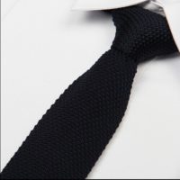 Вязаный мужской галстук (однотонный или в полоску) 5,5 см