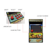 DATA FROG Маленький аркадный автомат игровая консоль (156 игр)