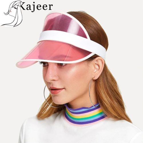 Женская солнцезащитная кепка прозрачный козырек (разные цвета)