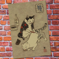 Постеры с японскими котиками