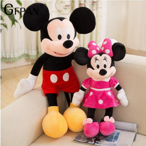 Мягкие плюшевые игрушки Микки и Минни Маус (Minnie, Mickey Mouse) 40-100 см