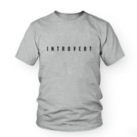Женская футболка с надписью Introvert (интроверт)