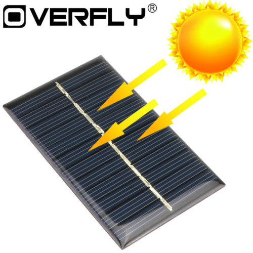 Overfly мини солнечная панель 5/6/12 В (разные размеры)