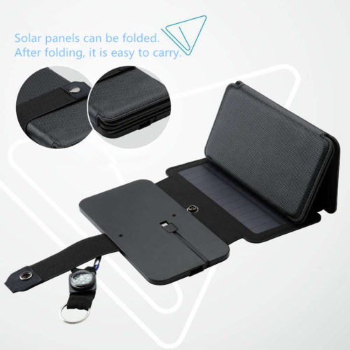 KERNUAP SunPower складное зарядное устройство на солнечных батареях 10 Вт 5 в