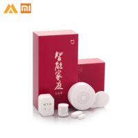 Комплект для умного дома Xiaomi mijia Smart Home 5 в 1 (шлюз gateway, розетка-Zigbee, датчик открытия дверей и окон, движения, беспроводная кнопка-выключатель)
