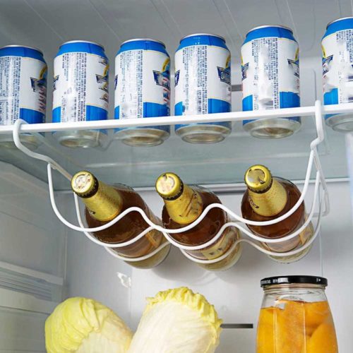 Держатель пивных бутылок на полку холодильника