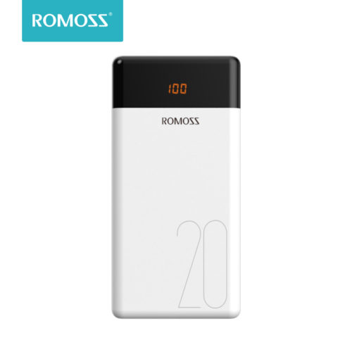 ROMOSS LT20 Dual USB 20000 мАч Power Bank Внешний аккумулятор портативное зарядное устройство