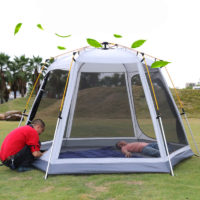 Шестиугольная автоматическая палатка-шатер