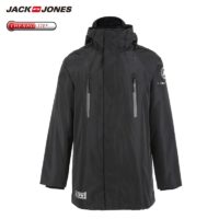 JackJones Мужская зимняя парка куртка с капюшоном
