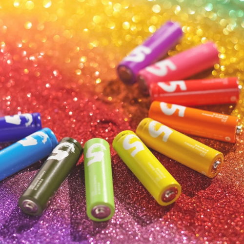 Аккумуляторы разноцветные батарейки XIAOMI ZMI ZI5 AA 10 шт.