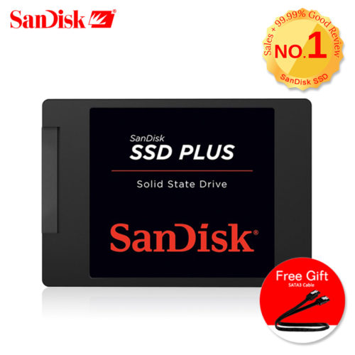 Sandisk SSD Plus Внутренний твердотельный жесткий диск SATA III 2,5″