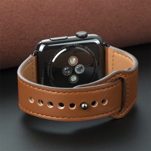 Кожаный ремешок для часов Apple Watch 38/40/42/44 мм