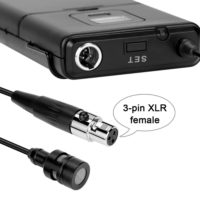 Fifine K037 Профессиональный UHF беспроводной микрофон петличка (микрофон + передатчик)