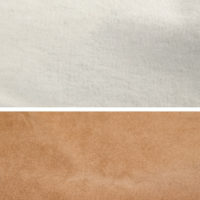 Замшевый тканевый белый или коричневый мешок на шнурке
