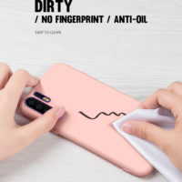 Мягкий матовый силиконовый бампер чехол для смартфонов Samsung