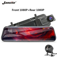 Jansite автомобильный видеорегистратор-зеркало 10″ камера заднего вида Full HD 1080 P