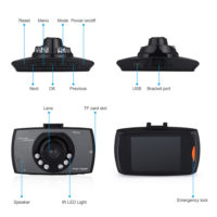 Автомобильный видеорегистратор-камера Full HD 1080 P, 140 градусов, 2,7″
