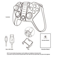 GameSir G4 беспроводной Bluetooth контроллер геймпад для ПК, телефона Android, tv Box, VR игры