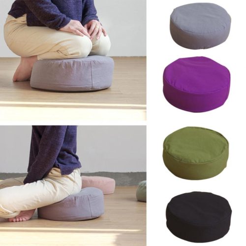 Круглая подушка для медитации, йоги
