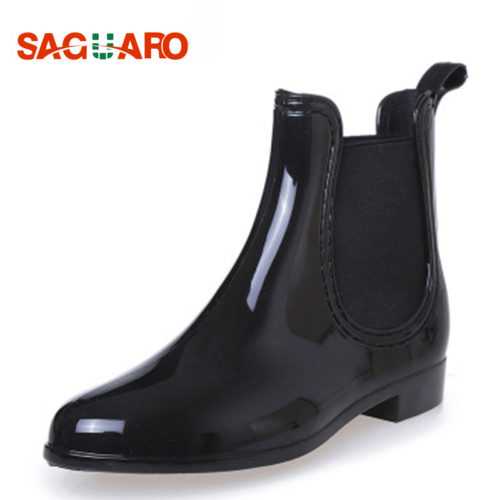 SAGUARO Женские непромокаемые резиновые ботинки челси