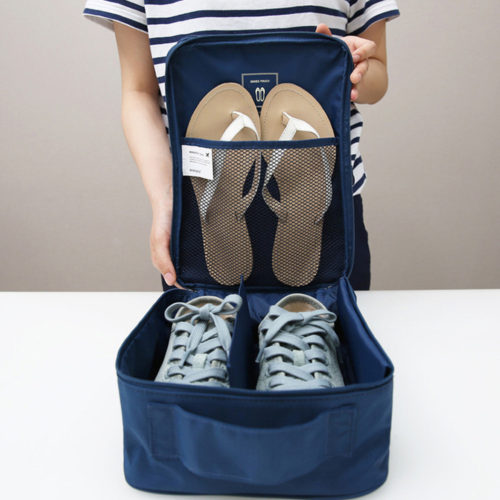 Удобная дорожная сумка чехол для хранения обуви