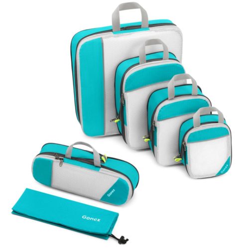 Gonex набор дорожных сумок чехлов на молнии и с ручками