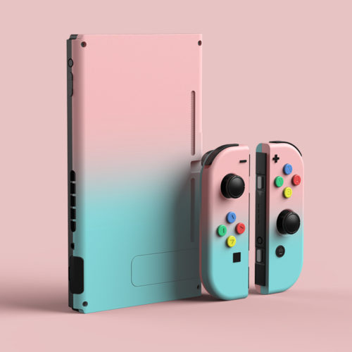 Чехол для Нинтендо Свитч (Nintendo Switch) пастельных цветов