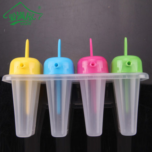 Пластиковая форма для приготовления мороженого эскимо на палочке (4 ячейки)