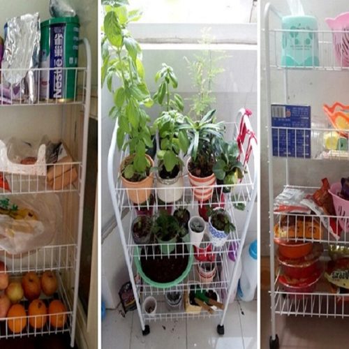 Многофункциональный стеллаж органайзер для хранения овощей, посуды, книг